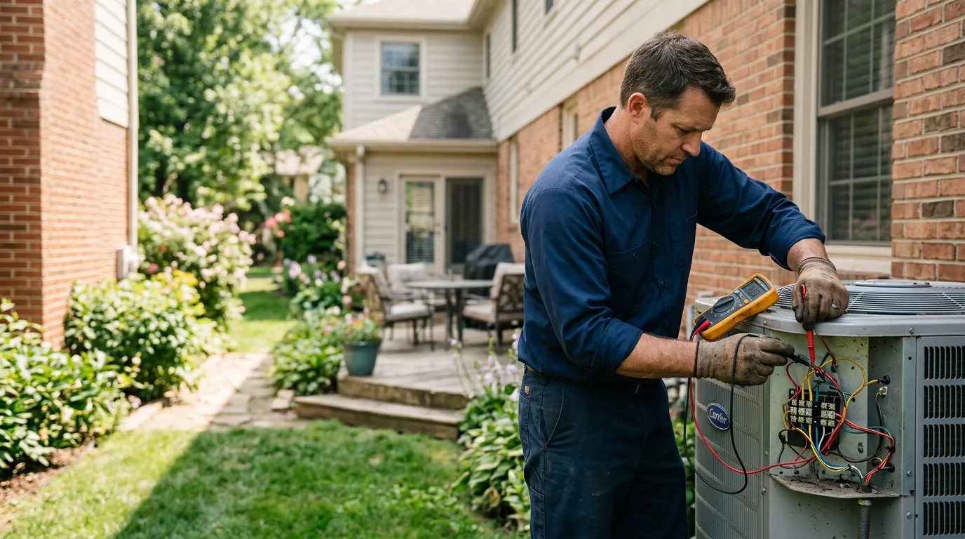 HVAC technician working near Albion, WA